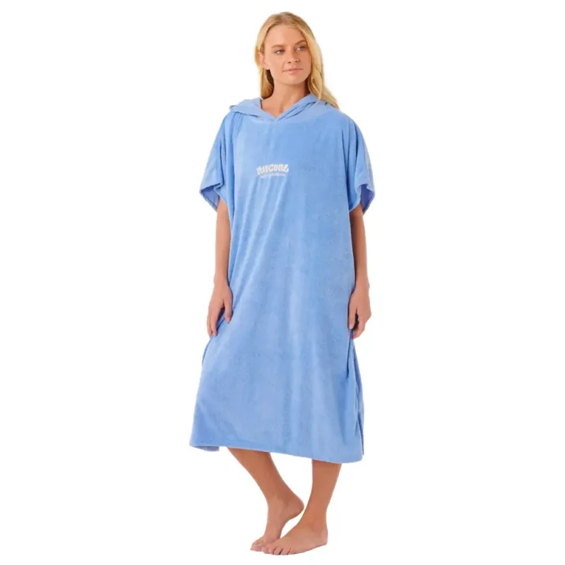 Jusqu'à Épuisement Des Stocks Poncho Surf Rip Curl Classic Surf Hooded Towel Women Bright Peach