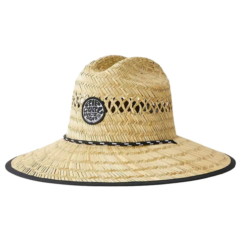 Chapeau Rip Curl Logo Straw Hat Natural Jusqu'à Épuisement Des Stocks