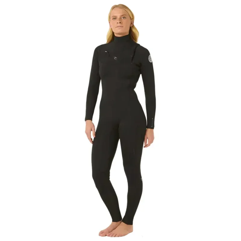 Achat Immédiat Combinaison Surf Rip Curl Womens Dawn Patrol Chest Zip 5/3 Black