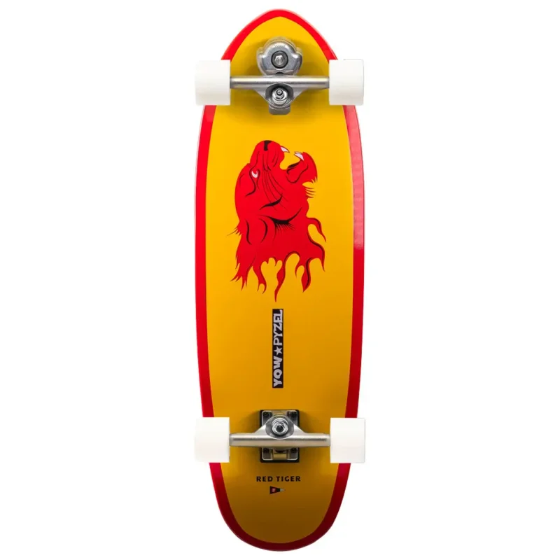 Surfskate Yow Red Tiger Solde