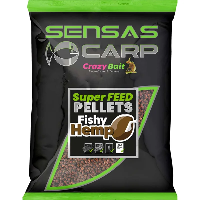 Pellet Sensas Super Feed Fishy Hemp 650 g Affaire À Saisir