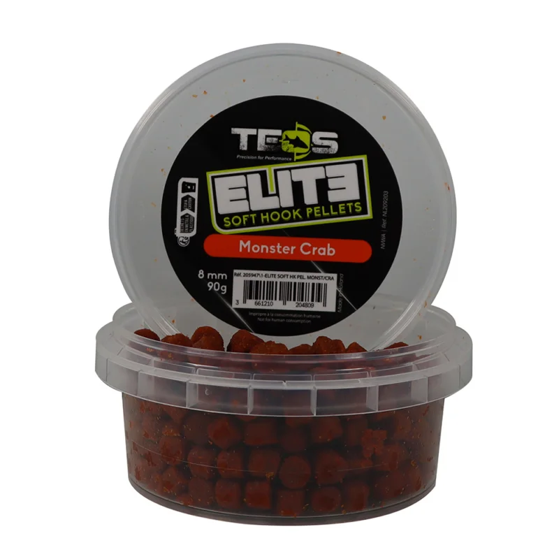 Haute Qualité Pellets Soft Hook Teos Elite Monster Crab 8mm 90g