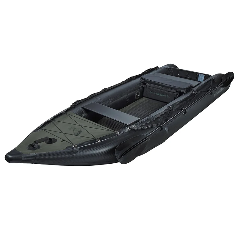 Pas Cher Kayak Gonflable Savage Gear E-Rider 330 Carbon Optix