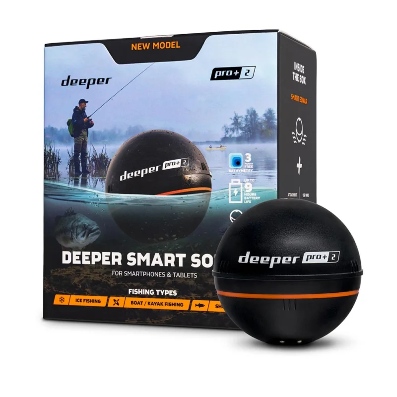 Usine Directe DEEPER PRO+ V2, sondeur sans fil avec GPS génération 2
