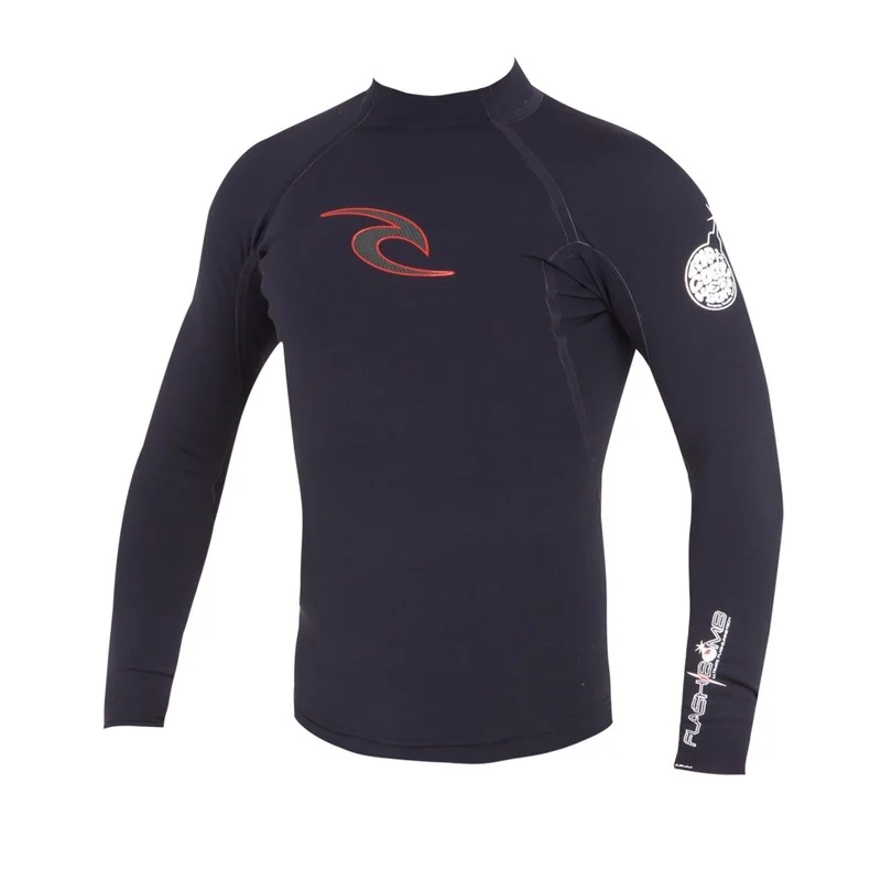 Lycra Top Rip Curl Flashbomb Neo Long Sleeve jacket 0,5mm Commande En Gros