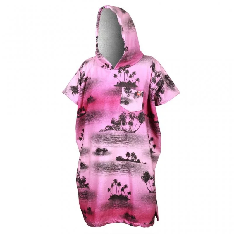 Usine Directe After Poncho Palm Trees pink