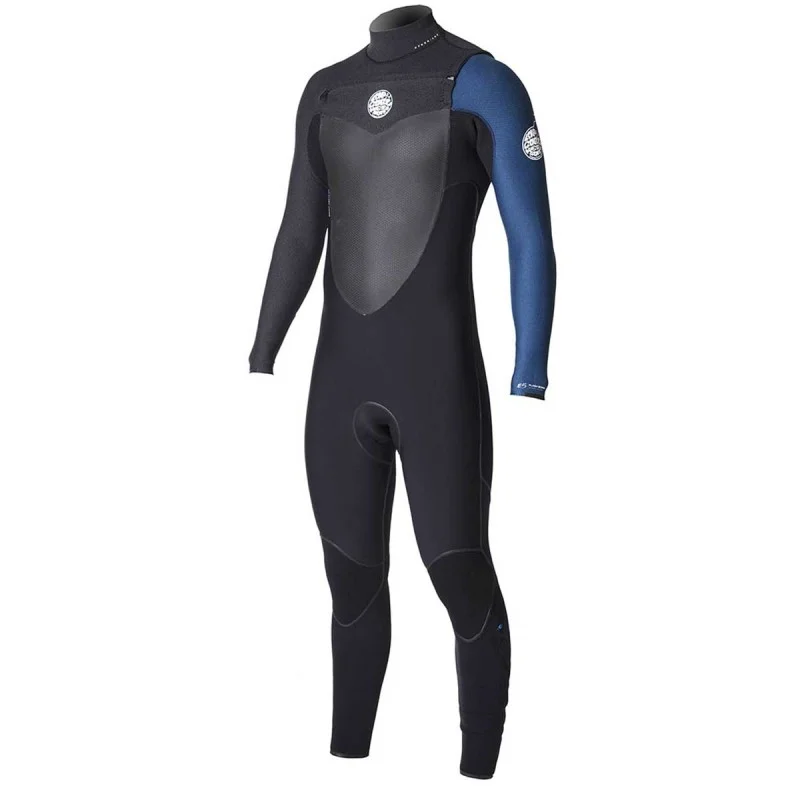 Paiement Sécurisé Combinaison Rip Curl Flash Bomb 5/3 Front Zip 2018 Blue