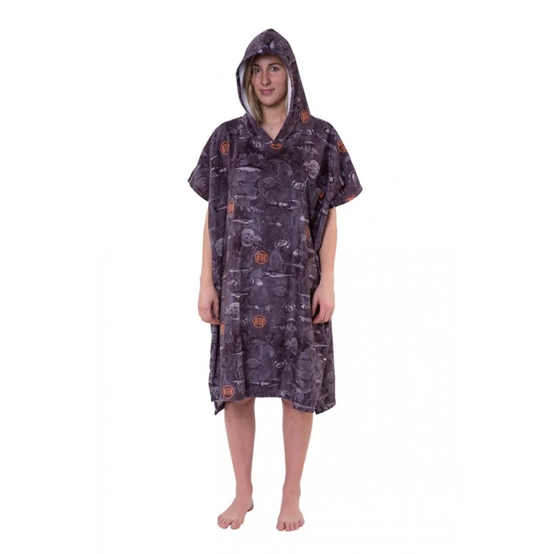After Poncho Sea World - Dark Grey Offre Spéciale