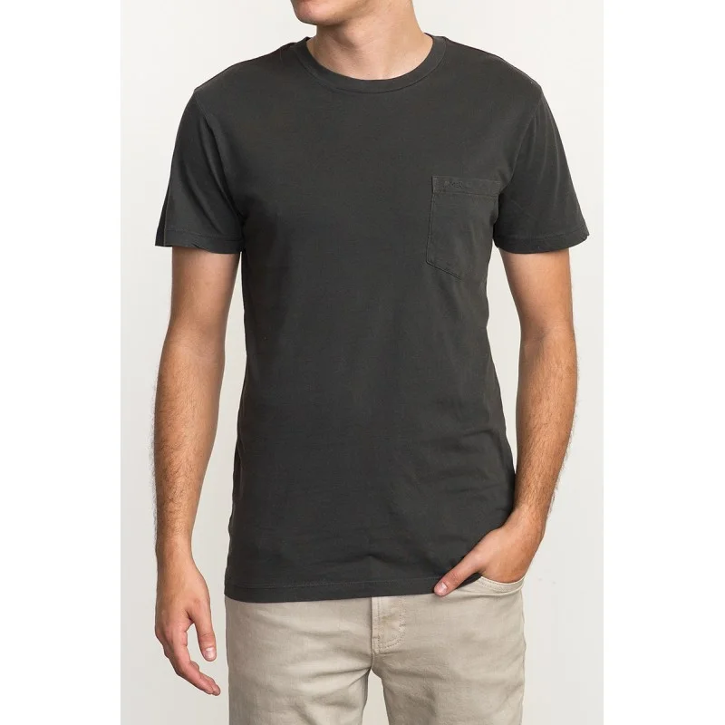 Soldes T-shirt RVCA PTC 2 Pigment Pirate Black