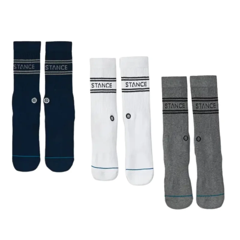 Retour Gratuit CHAUSSETTES STANCE BASIC 3 PACK CREW