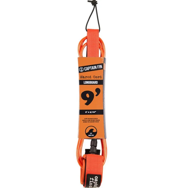 Dernier Modèle LEASH CAPTAIN FIN SHERD CORD STANDARD 9‘