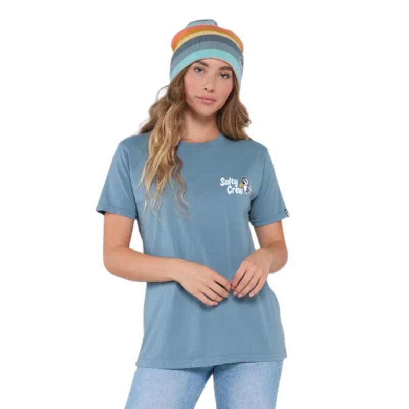 T-SHIRT SALTY CREW FISH N CHIPS BOYFRIEND Petit Prix