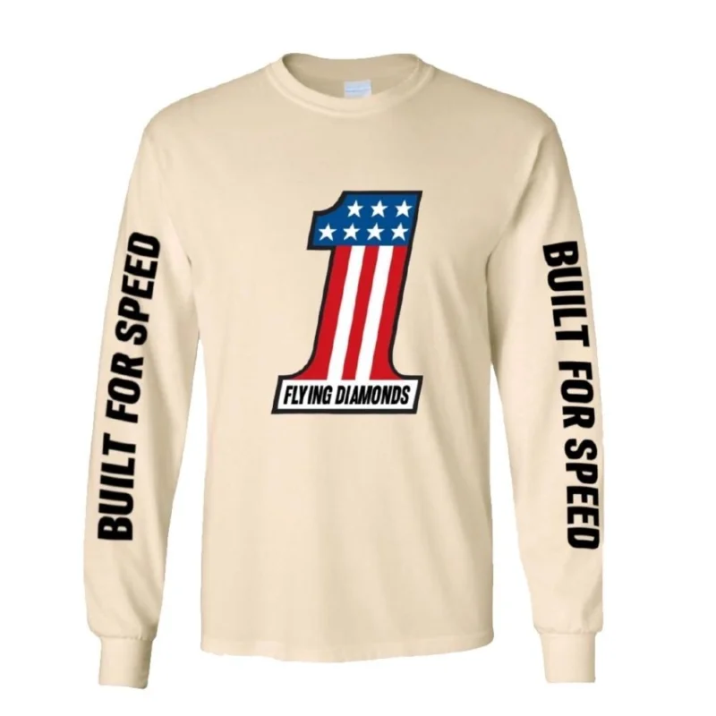 T-SHIRT FLYING DIAMONDS BUILT FOR SPEED Promotion Saisonnière