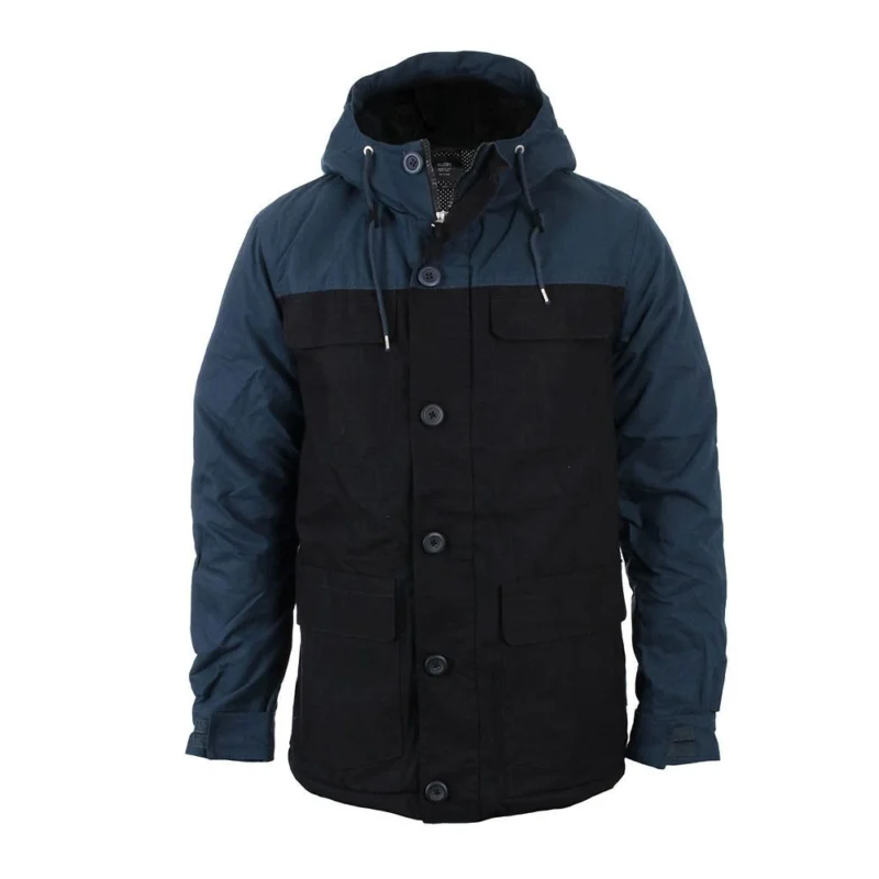MANTEAU GLOBE GOODSTOCK BLOCKED - BLACK Usine Directe