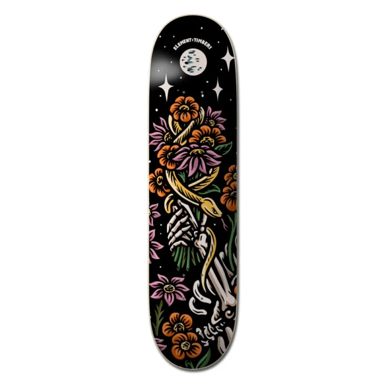 Authentique PLANCHE DE SKATE ELEMENT TIMBER LATE BLOOMERS 8.25‘‘