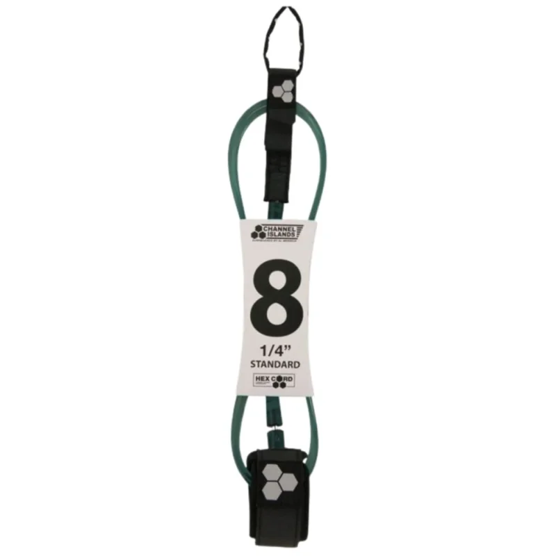 LEASH CHANNEL ISLANDS HEX CORD STD 8‘ 1/4 Retour Gratuit