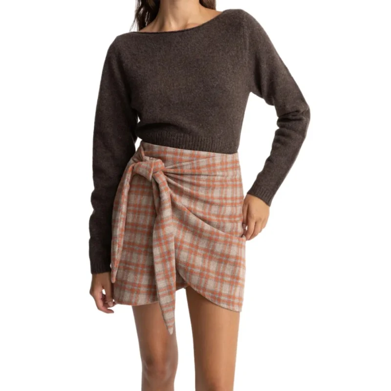Petit Prix JUPE RHYTHM WRAP MINI SKIRT