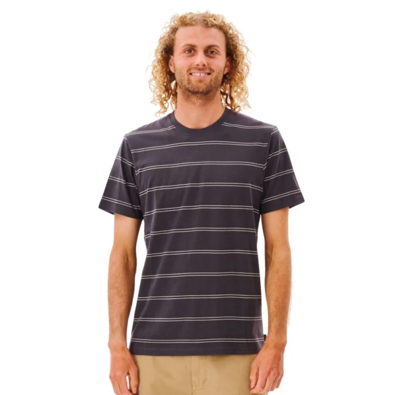 Prix Promo T-SHIRT RIP CURL PLAIN STRIPE