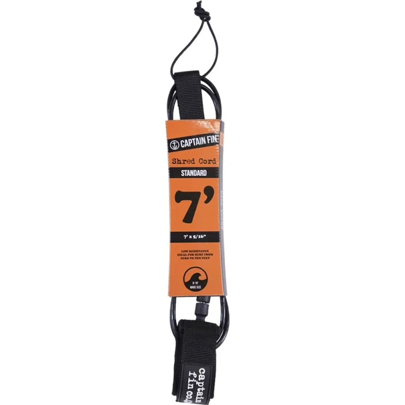 LEASH CAPTAIN FIN SHERD CORD STANDARD 7‘ Expédition Rapide
