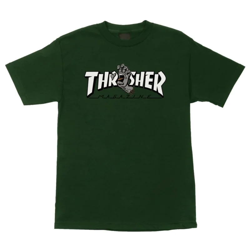 Authentique T-SHIRT SANTA CRUZ THRASHER SCREAMING LOGO