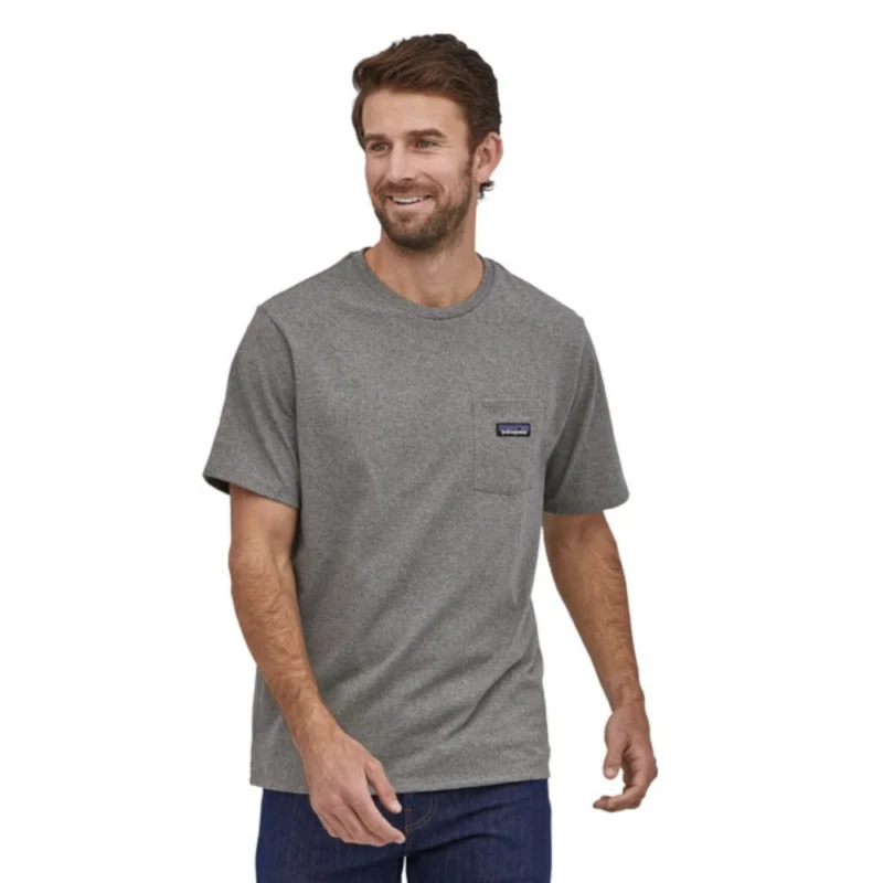 T-SHIRT PATAGONIA P-6 LABEL POCKET RESPONSIBILI Produit De Marque