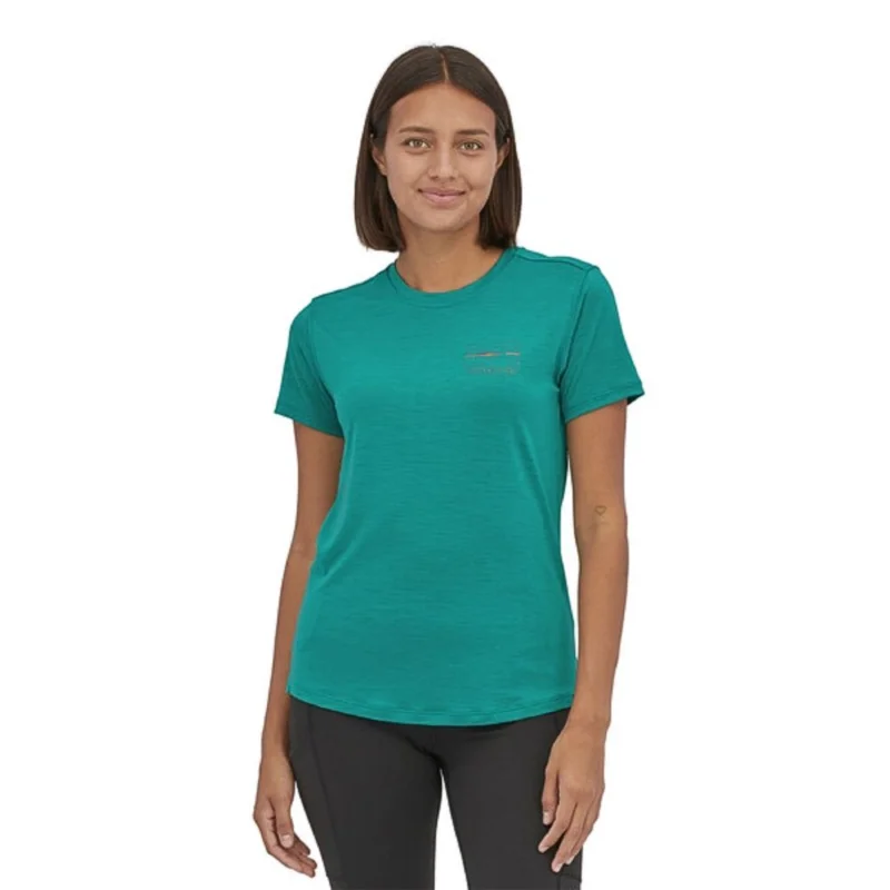 Commander Vite T-SHIRT PATAGONIA CAP COOL MERINO BLEND GRAPH