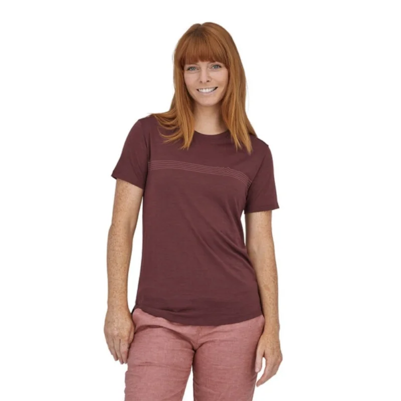 T-SHIRT PATAGONIA CAP COOL MERINO BLEND GRAPH Paiement Sécurisé