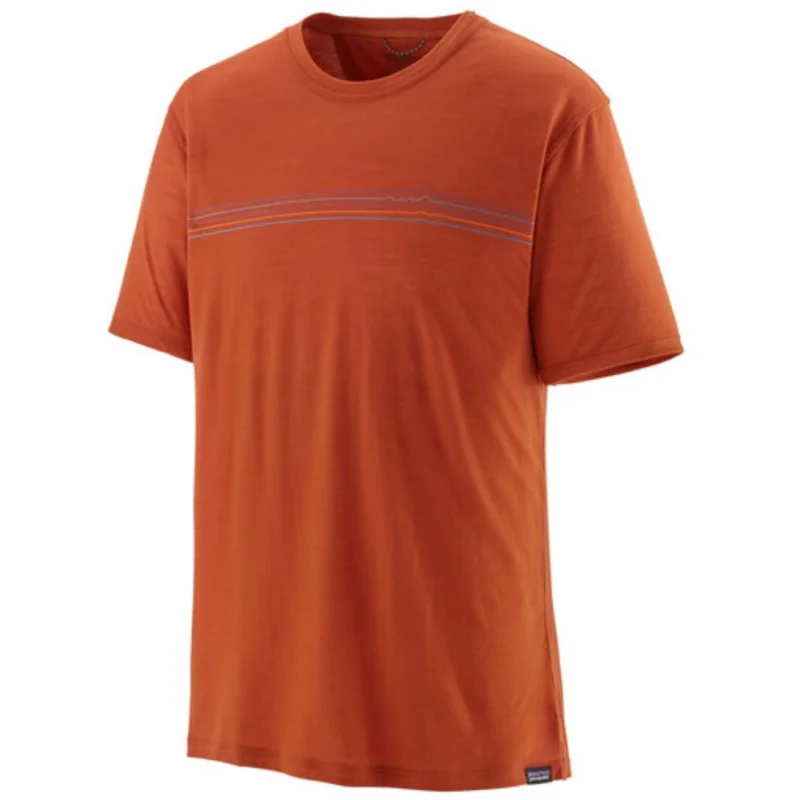 T-SHIRT PATAGONIA CAP COOL MERINO BLEND GRAPH Produit De Marque
