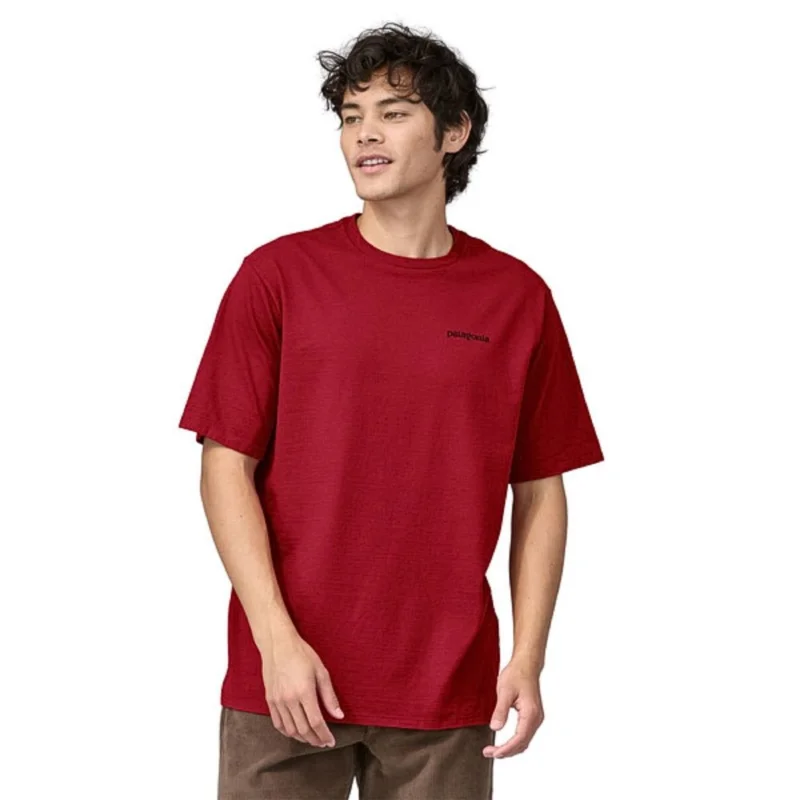 Jusqu'à Épuisement Des Stocks T-SHIRT PATAGONIA P-6 LOGO RESPONSIBILI