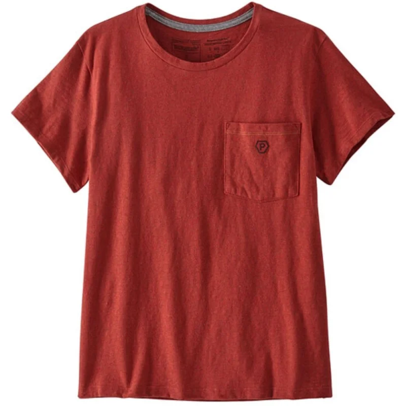 Haute Qualité T-SHIRT PATAGONIA CLEAN CLIMB BLOOM POCKET RESPONSIBILI