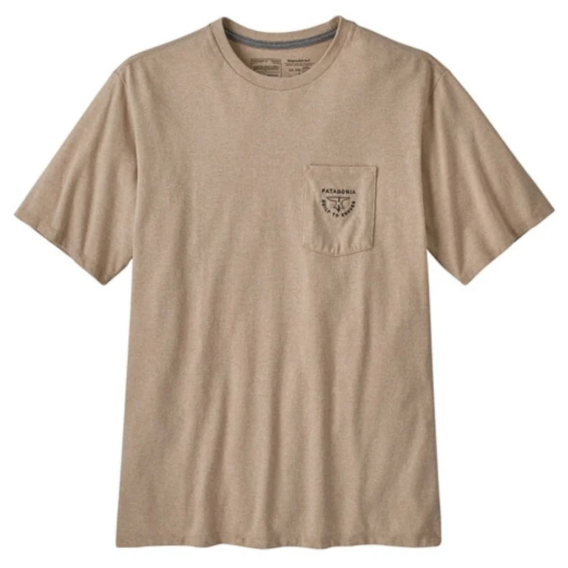 T-SHIRT PATAGONIA FORGE MARK CREST POCKET RESPON Jusqu'à Épuisement Des Stocks