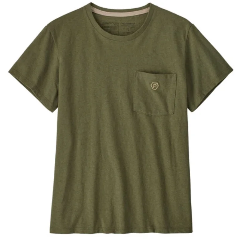 Vente Directe T-SHIRT PATAGONIA CLEAN CLIMB BLOOM POCKET RESPONSIBILI