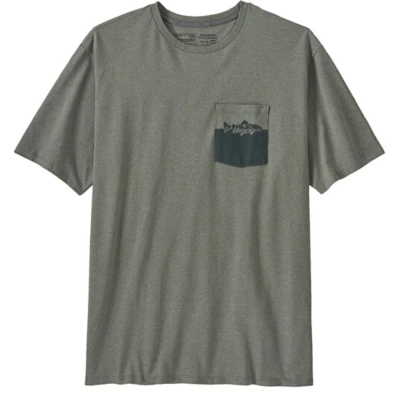 Offre Limitée T-SHIRT PATAGONIA WILD WATERLINE POCKET
