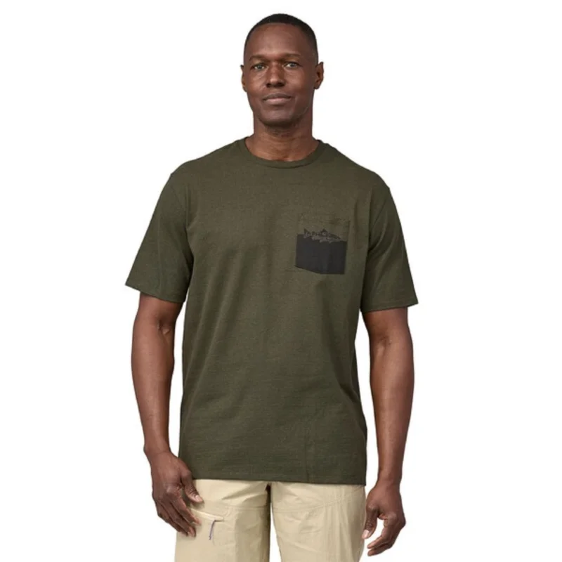 Nouvelle Collection T-SHIRT PATAGONIA WILD WATERLINE POCKET