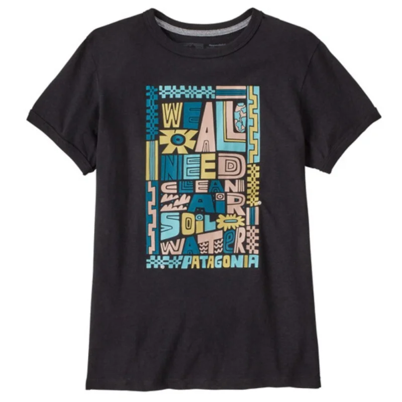 T-SHIRT PATAGONIA WE ALL NEED RINGER Retour Gratuit