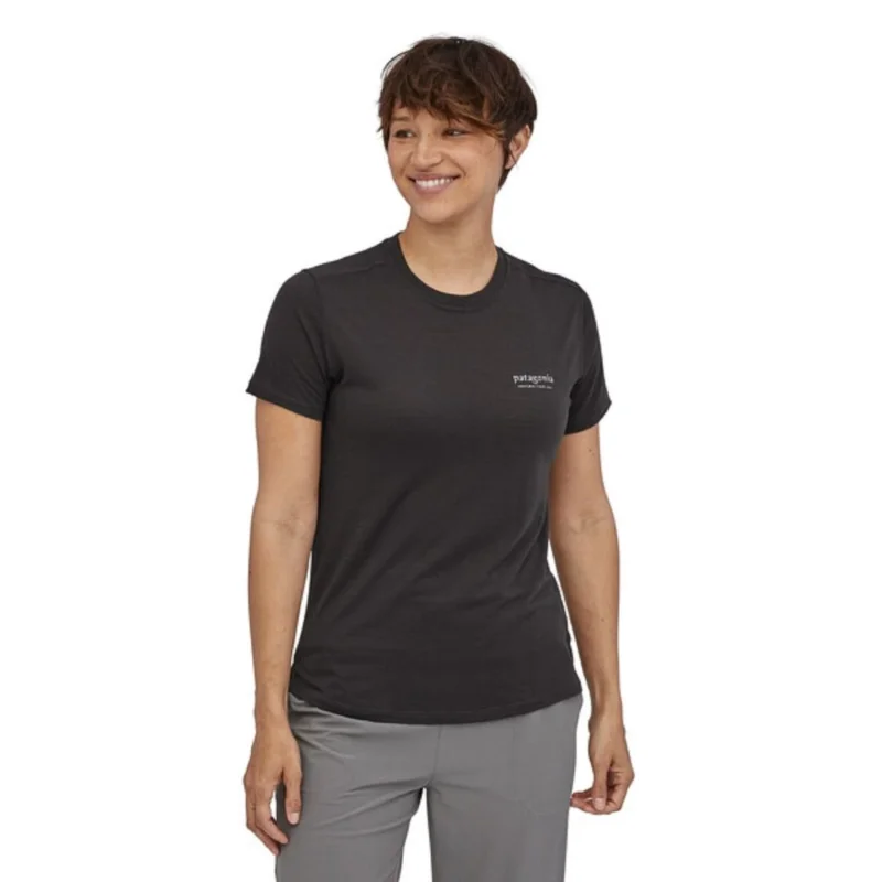 Solde T-SHIRT PATAGONIA CAP COOL MERINO BLEND GRAPHIC