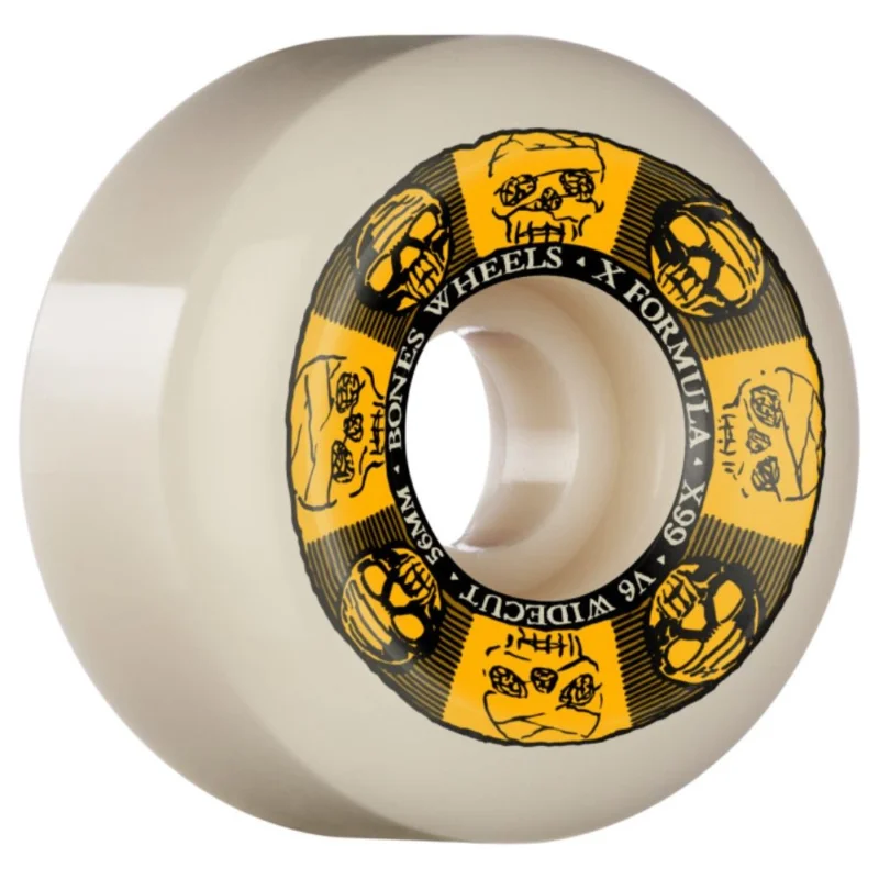Satisfait Ou Remboursé ROUES BONES BLACK & GOLD 56MM V6 WIDE-CUT X-FORMULA 99A