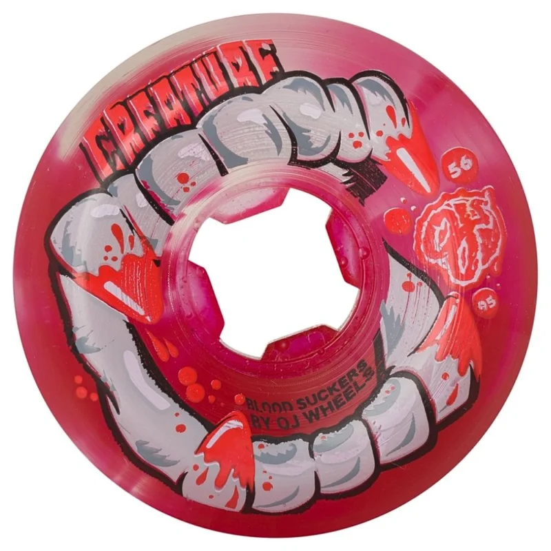 ROUES OJ WHEELS DNA CURBSUCKERS BLOODSUCKERS CL 56MM 95A Haute Qualité