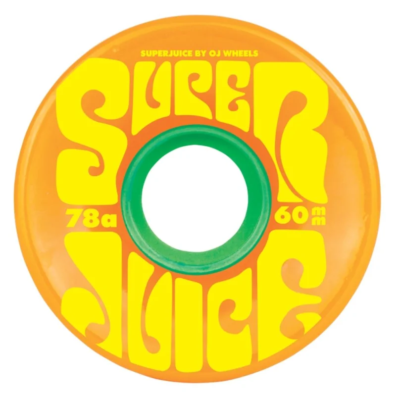 ROUES OJ WHEELS SUPER JUICECITRUS 60MM 78A Achetez Aujourd'hui
