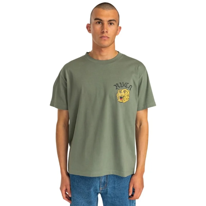 Livraison Express T-SHIRT RVCA WILD CAT