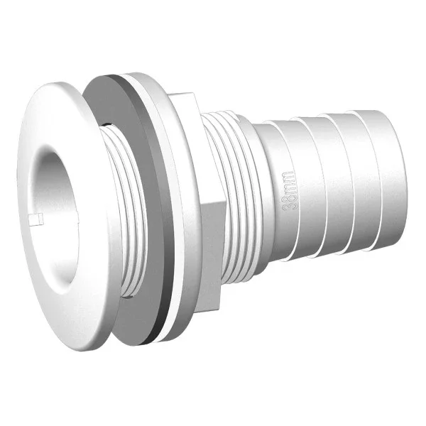 Trudesign 1253E Skin Fitting 1 1/2 Inch BSP - Durable Marine Thru Hull Fitting Vente Directe
