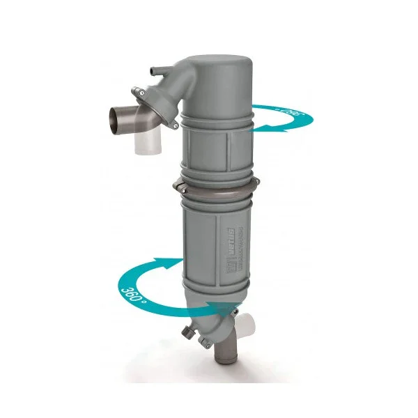 Nouvel Arrivage Vetus NLGP50 Waterlock 50mm Marine Exhaust Silencer Water Trap