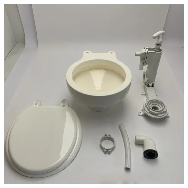 RM69 Standard Marine Toilet Set with Hand Pump - RM101.W-1 Livraison Express
