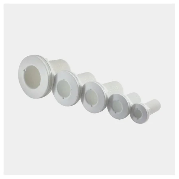 Nouvel Arrivage TruDesign Screwed Tru-Hull fitting white coated 1 inch - 1253C