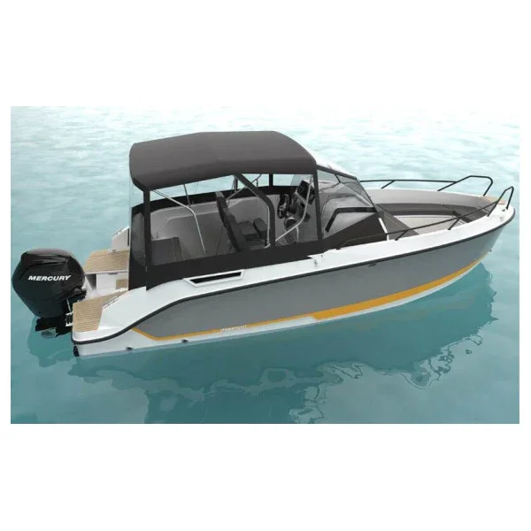 Uttern S65 stainless steel bimini frame with anthracite canvas - VK_UTS65SPRPO Livraison Express
