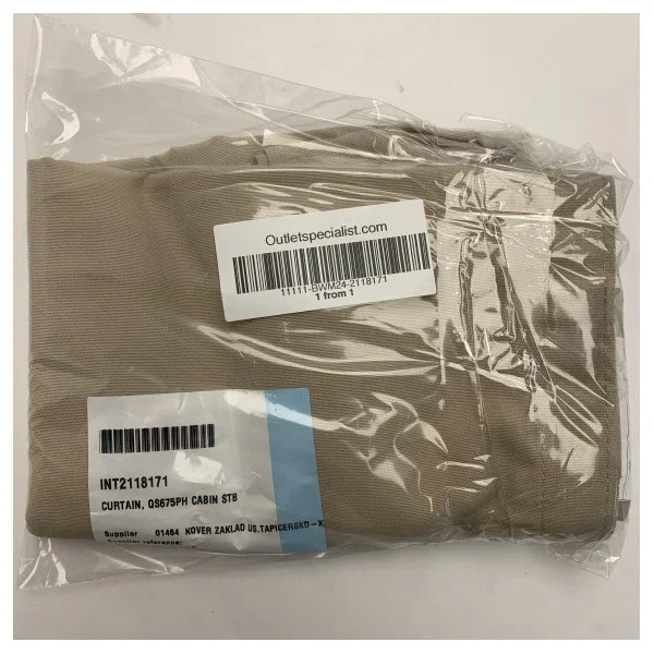 Prix Promo Quicksilver 675 Pilothouse Starboard Side Cabin Curtain Beige - 2118171