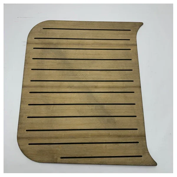 Must-Have Quicksilver 555 Cabin Teak inlay for swim platform starboard side - 555CAB