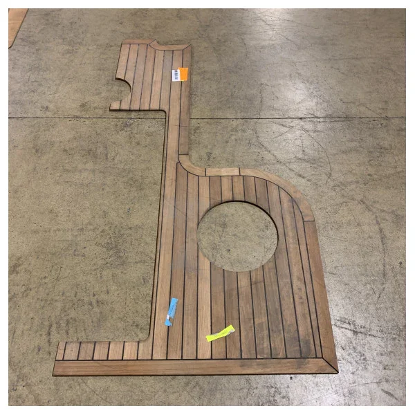 Uttern D and T62 Portside Main Cockpit Teak Floor Kit - 2040614 Achetez Aujourd'hui