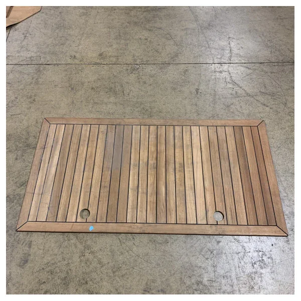 Vente Directe Quicksilver Teak Forward Center Hatch Marine Cover Kit - 2217177