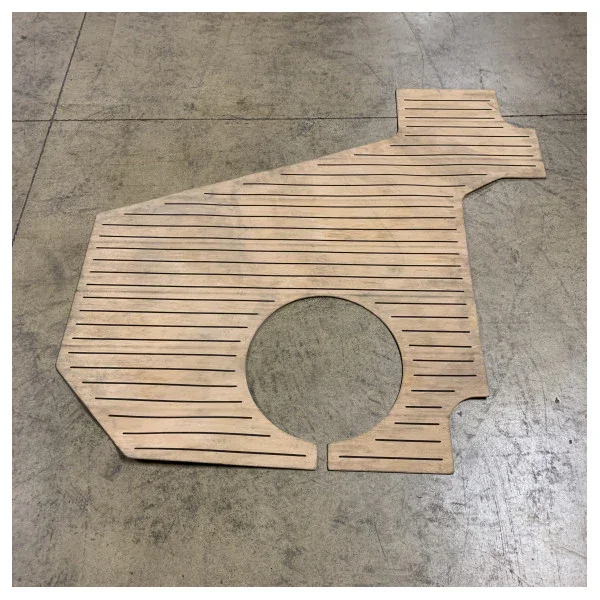 Dernier Modèle Quicksilver Flexiteek Synthetic Teak Boat Decking for aft Cockpit floor - 2288072
